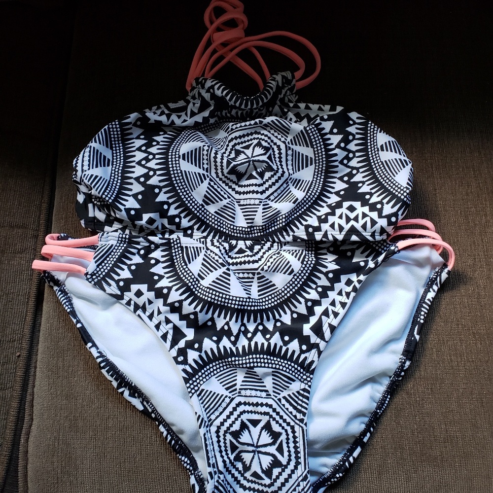Two piece bathing suite